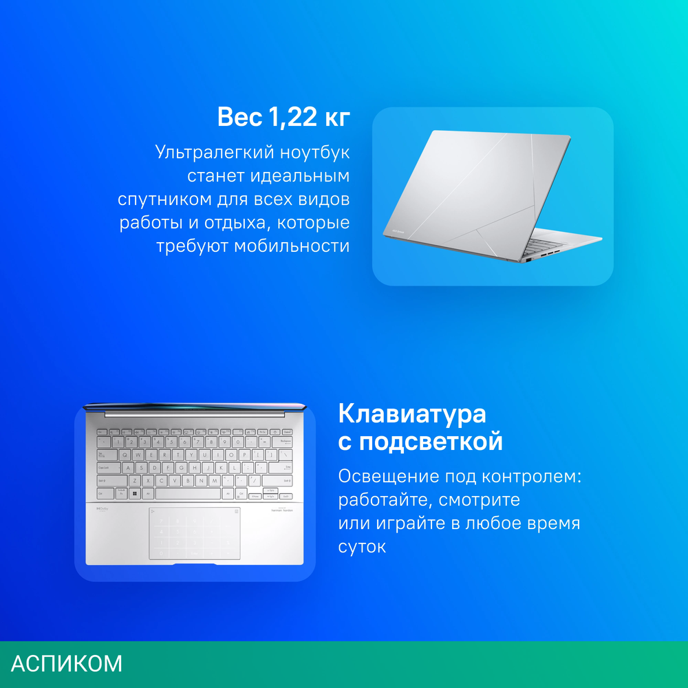 Ноутбук Asus Zenbook 14 OLED UX3405MA-QD993