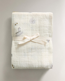 Zara Home Муслиновые салфетки из хлопка, экрю, 55x55 см (3 шт.) · 4601/767