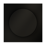 Накладка для светорегулятора поворотно-нажимного, S70 (черный матовый)