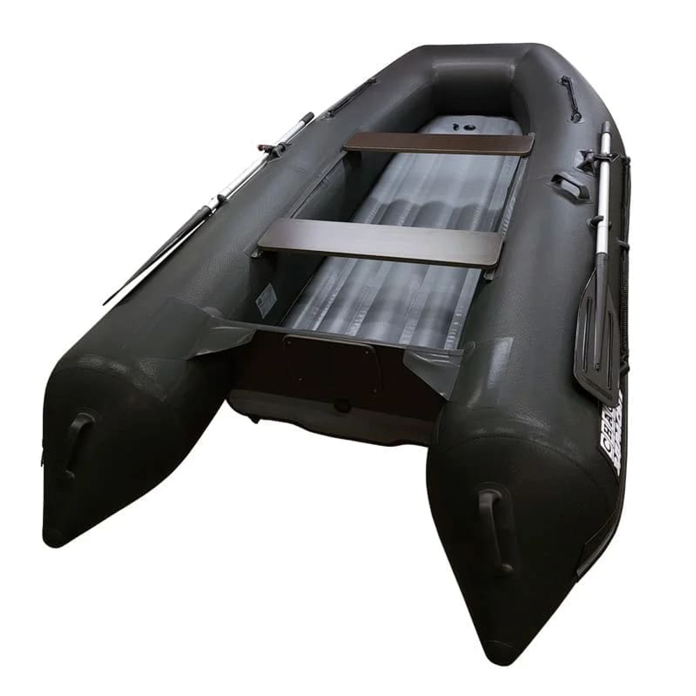 Лодка ПВХ ALTAIR HD 320 НДНД Карбон + 2х-тактный лодочный мотор APACHE T5 BS