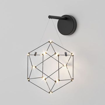 Настенный светодиодный светильник 90310/1 черный жемчуг Uma Eurosvet