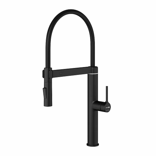 Смеситель для кухни WasserKraft A8867 сенсорный, черный Soft-touch
