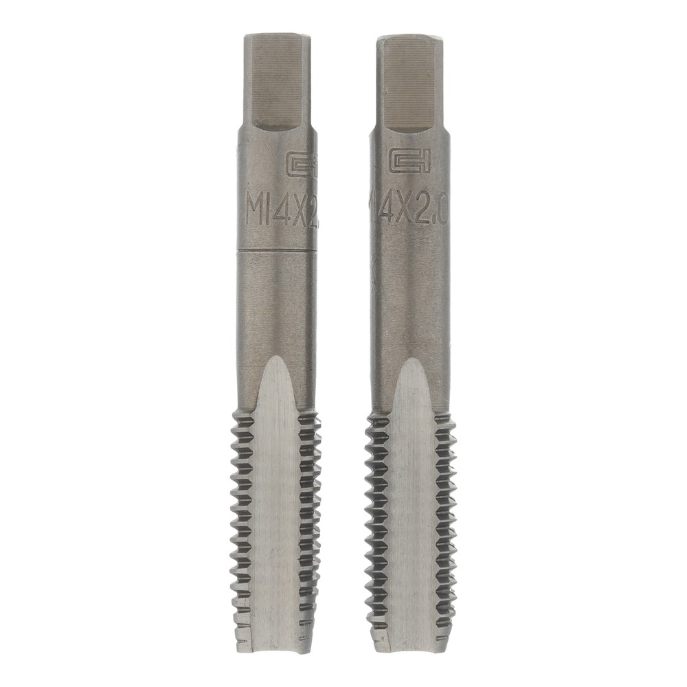 Метчик ручной М14 х 2 мм, комплект из 2 шт Сибртех 76637