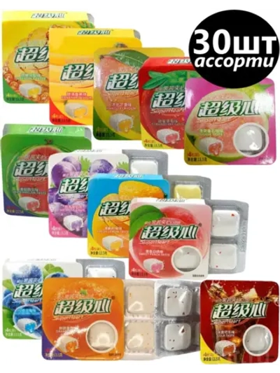 Жевательная резинка c начинкой ассорти 13,5 г * 30 шт