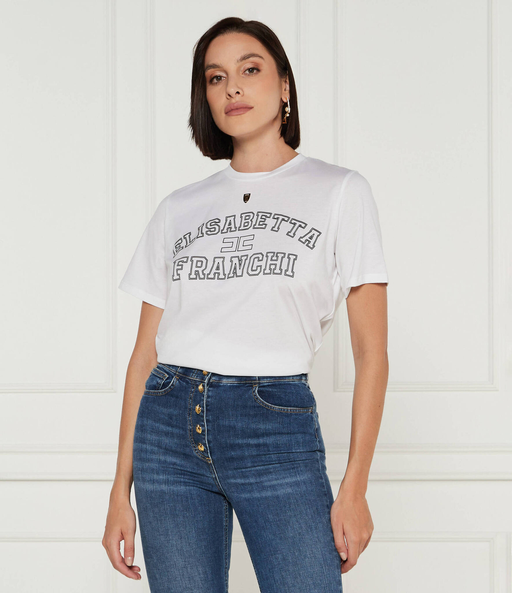 Футболка Elisabetta Franchi - белый(MA01546E2)