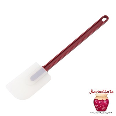 Лопатка силиконовая, прозрачная, размер М, 34,5 см