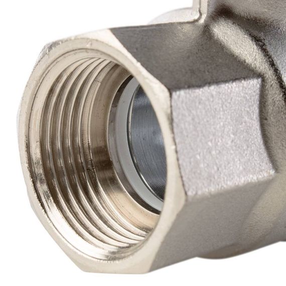 Кран шаровый STOUT В-В 1&quot; бабочка полнопроходной 26340