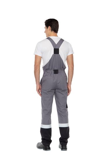 Костюм "Виват" NEW полукомбинезон (серый/черный/красный)