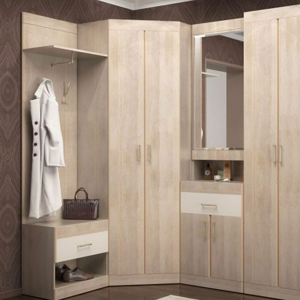 Ника Мод. Н5 Шкаф угловой без зеркала (боковые стороны одинаковые 360 мм), дуб