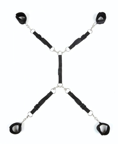 Черный набор фиксаций на кровати Classic Bed Spreader (Цвет: черный)