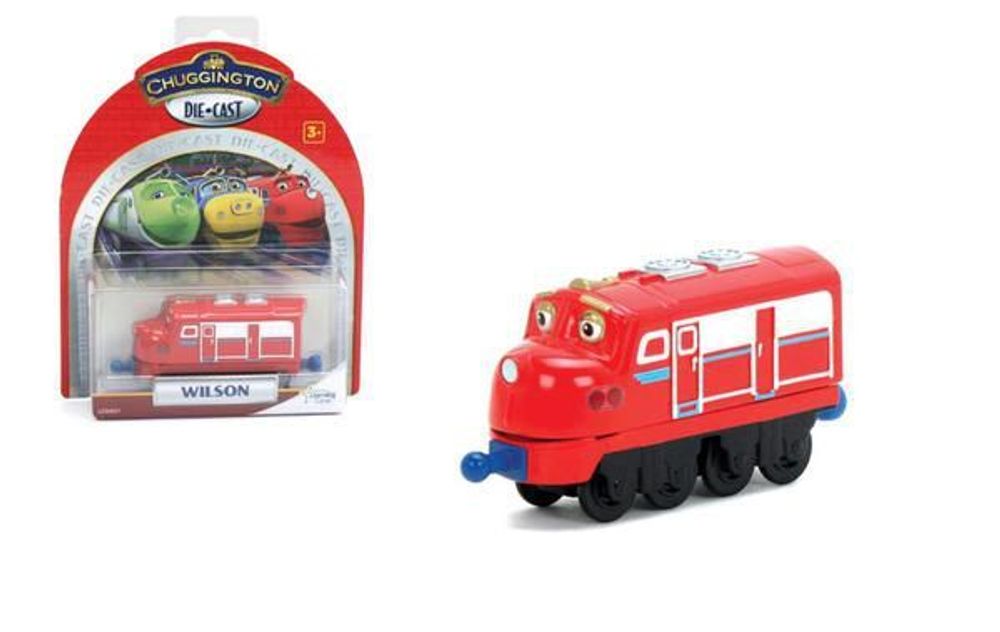 Купить Паровозик Chuggington Уилсон металлический.