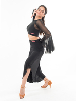 Капри для танцев с завышенной талией