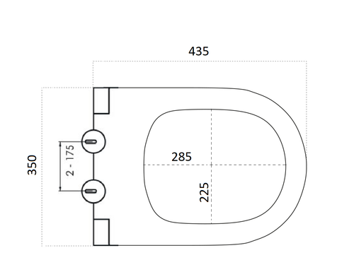 Крышка для унитаза Avva, soft-close Черный матовый