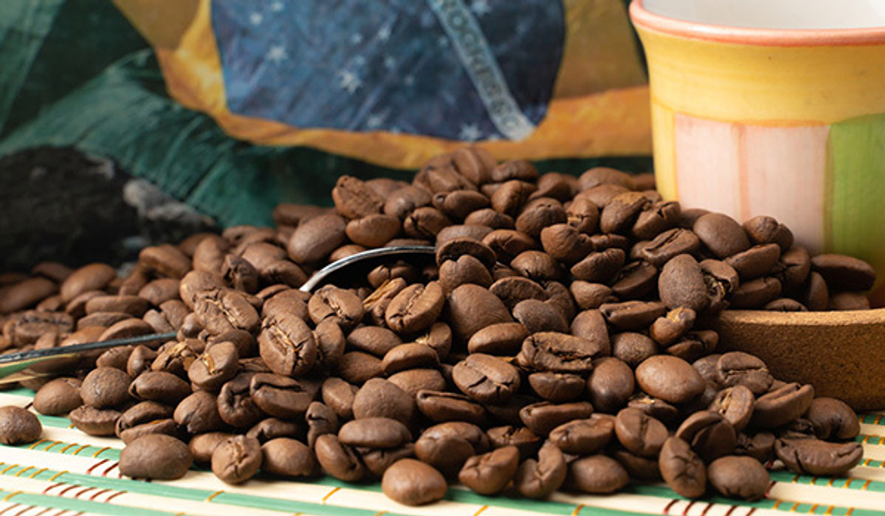 Кофе в зернах Santa Fe Бразилия Premium Fine Cup Арабика 1кг