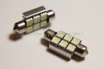 Светодиодная лампа C5W 36мм-6 CANBUS SMD5050 c обманкой