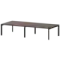 Стол переговорный на металлокаркасе КТМ-32.14.38  3200x1400x750 Акцент