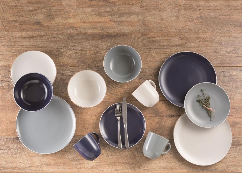 Набор обеденной посуды classic, кремовый, 12 пред.