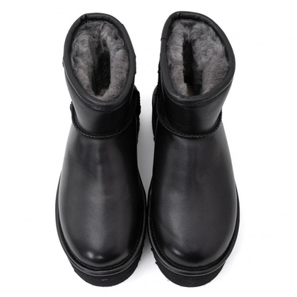 UGG Classic Mini Platform Leather Black