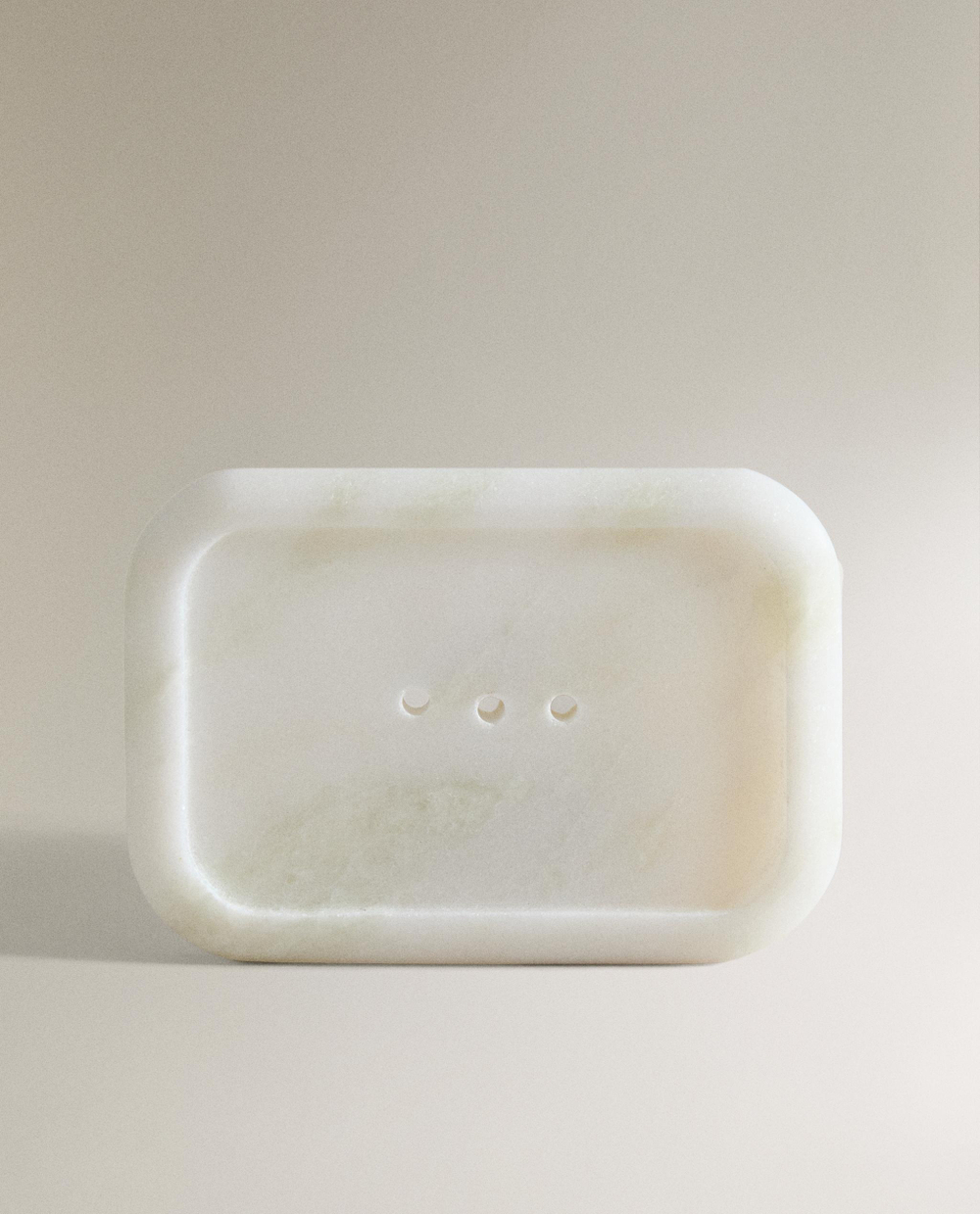 Zara Home мыльница, мрамор, молочный