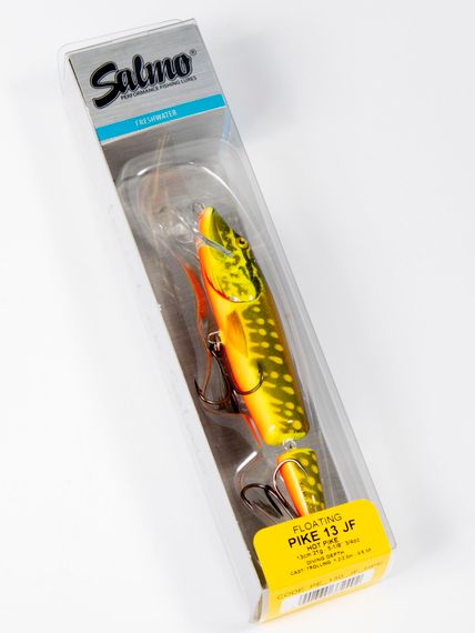 Воблер плавающий двухсост. Salmo PIKE JF 13/HPE