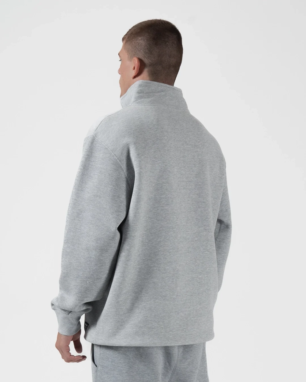 Свитшот на молнии KINGZ Script Quarter - Grey