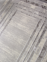 Ковер 1634G - GREY / GREY - Прямоугольник - коллекция LORA размер 100*200 см