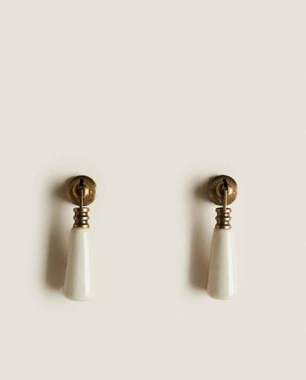 Мебельная ручка Zara Home, 6.5х1.5х2.5 см, керамика, 2 шт., 7332/555