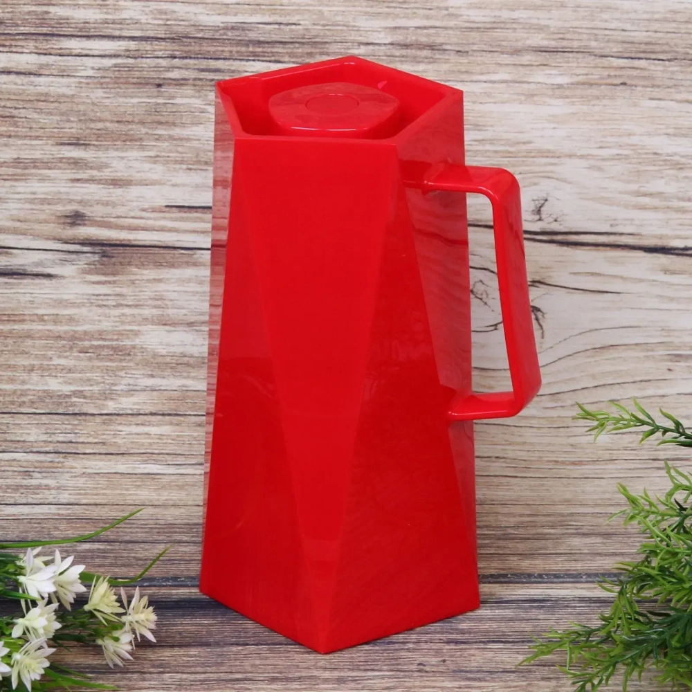 Термос кувшин со стеклянной колбой 1000мл «Кристалл»