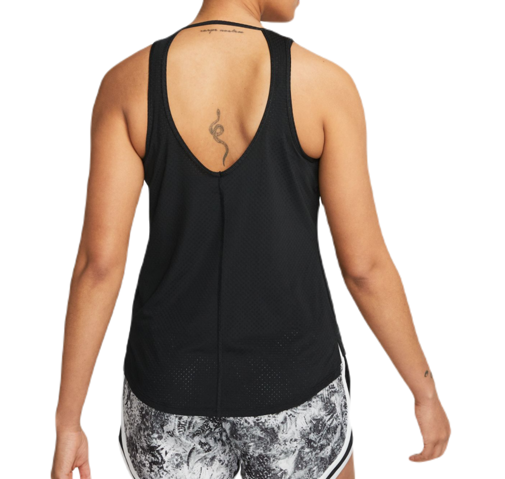 Женский топ теннисный Nike Dri-FIT One Breathe Tank - black/white