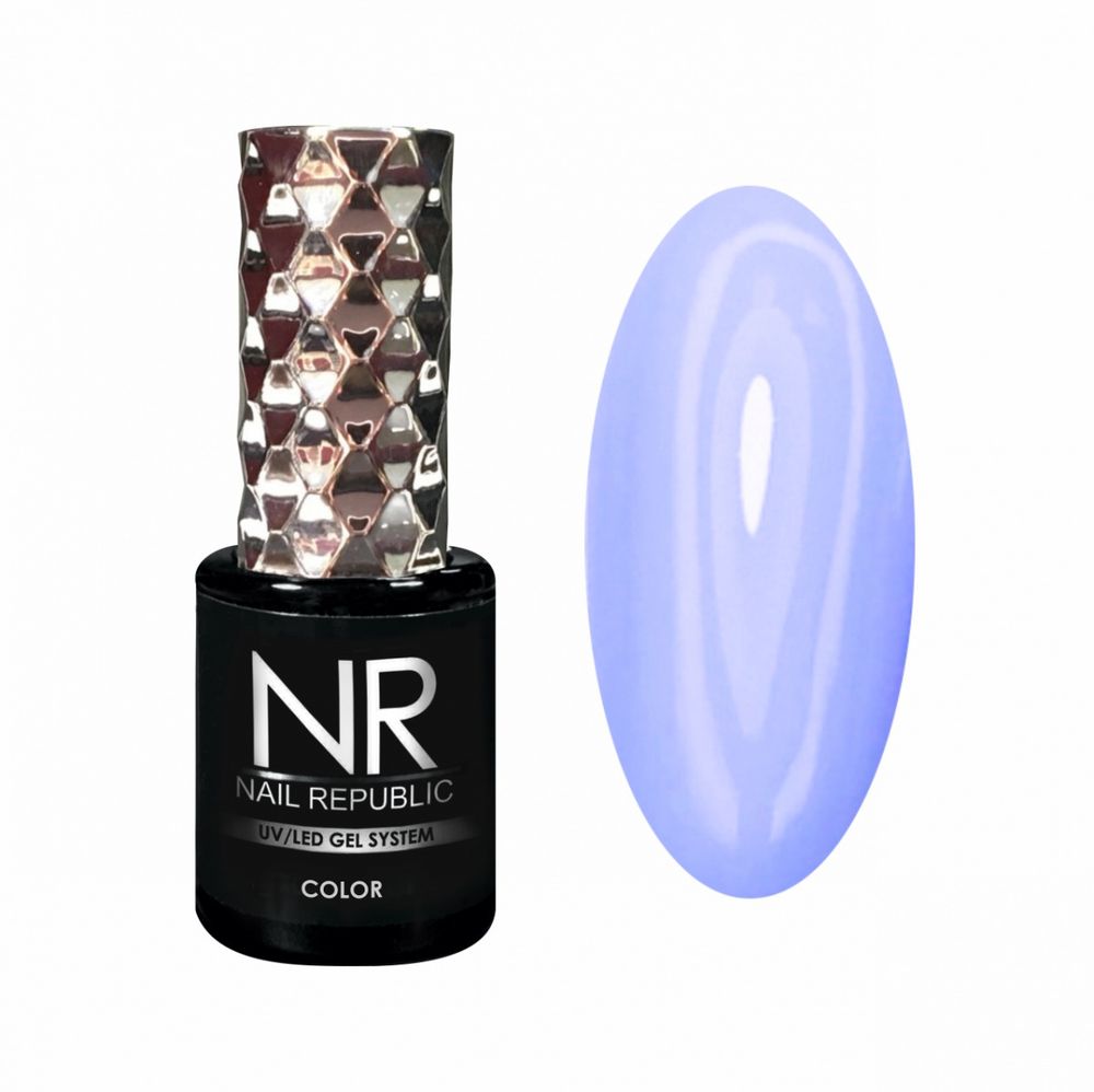 Nail Republic Гель-лак NR-325 Бледно-васильковый, 10 мл