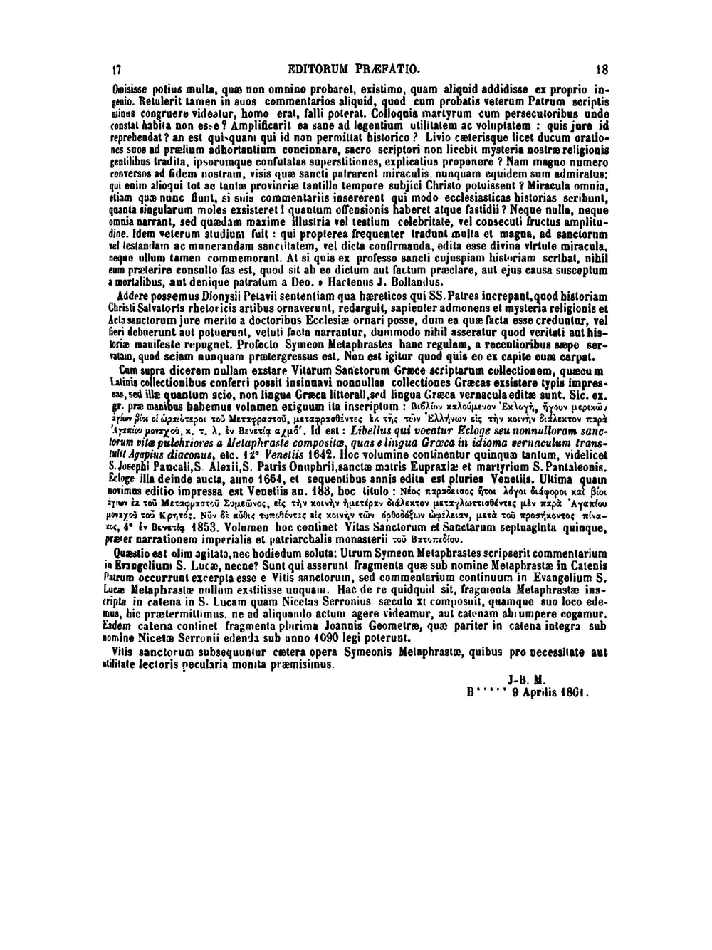 Patrologia graeca. Tomus 114 | J.P. Migne