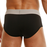 Мужские брифы HUSTLER на широкой резинке из микрофибры (Размер: M) (Цвет: белый)