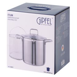Кастрюля из нержавеющей стали Gipfel Itum 52817 20 см/5,5 л