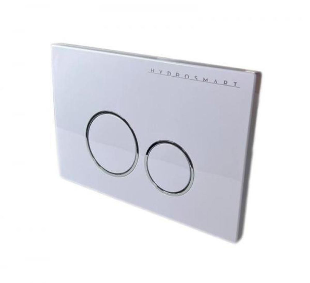 Панель смыва HYDROSMART 07812.W белый с круглыми клавишами