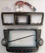 Магнитола для Toyota Highlander 2 2007-2013 XU40 - Carmedia SF-1431-2 (рамка кнопки + крутилки) QLed, Android 10, TS10, CarPlay, 4G SIM-слот