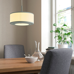 IKEA REMTÅNG  (ИКЕА РЕМТÅНГ)  -  Подвесной светильник, серо-зеленый, 38 см
