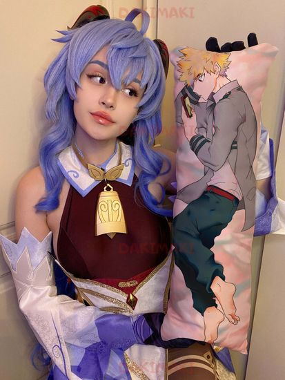 Мини дакимакура Кацуки Бакуго из Моя геройская академия арт. M0272, 60х20 см