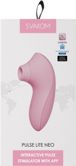 Клиторальный стимулятор Svakom Pulse Lite Neo 11 см, водонепроницаемый