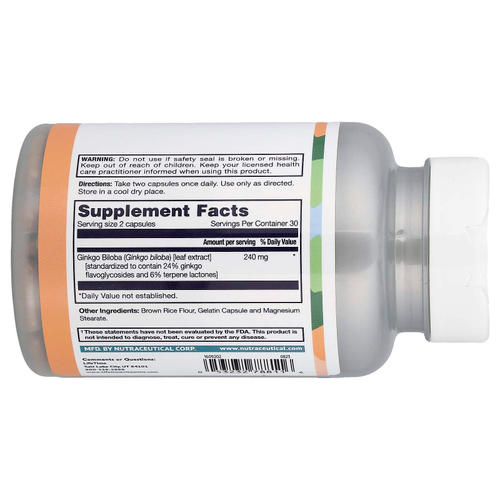 LifeTime Vitamins, Поддержка здоровья мозга, 60 капсул