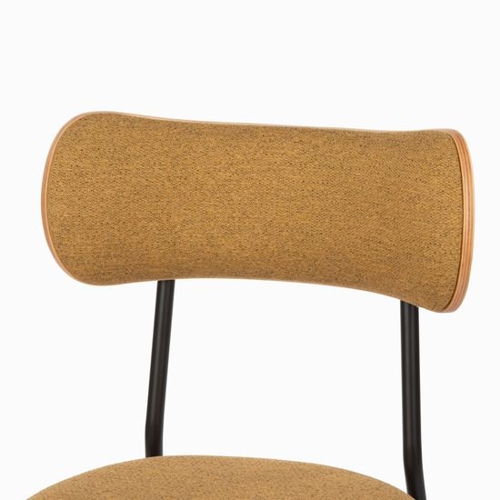 Обеденный стул Marla желтая ткань