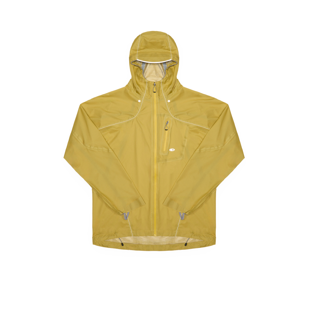 Куртка Nothomme Blue Pertex Cicada Wing Ultra-Light Hardshell Trail Running Jacket "Mustard Yellow"