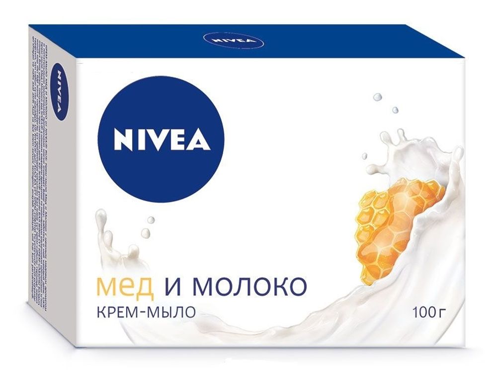 Nivea Крем-мыло Мед и Молоко, 100 гр