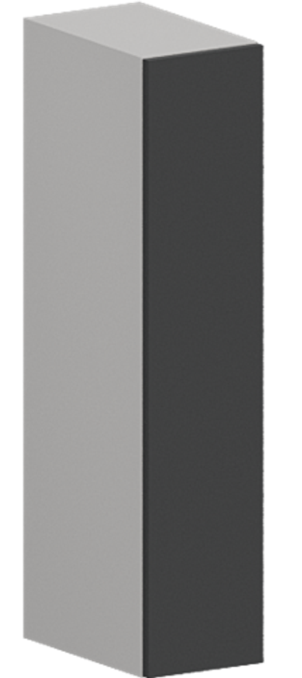 Кухня Модуль ШВБ 209М Белый / Графит