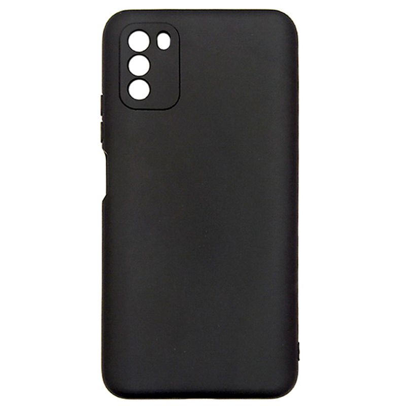Силиконовый чехол для Xiaomi Poco M3 (Черный)
