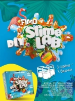 Слайм-фабрика Slime Lab Фимо Фрут микс 3 слайма