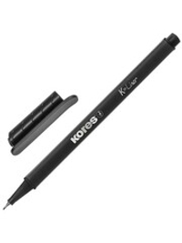 Ручка капилярная (линер) Kores черная 0,4мм