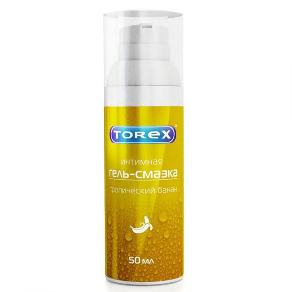 Интимная гель-смазка на водной основе Тропический банан Torex 50мл