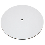 Подложка ЛХДФ 3мм с отверстием под ось Д20 белая