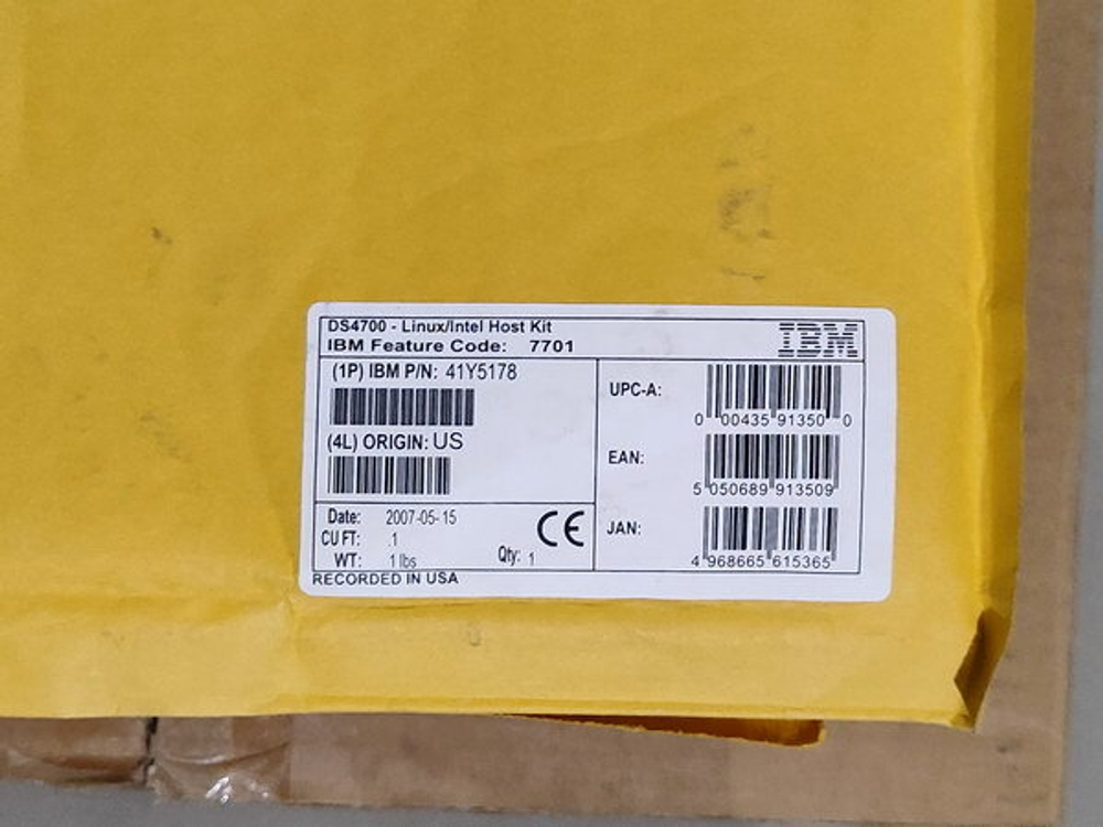 Опция для IBM DS4700 Linux / Intel Host Kit IBM