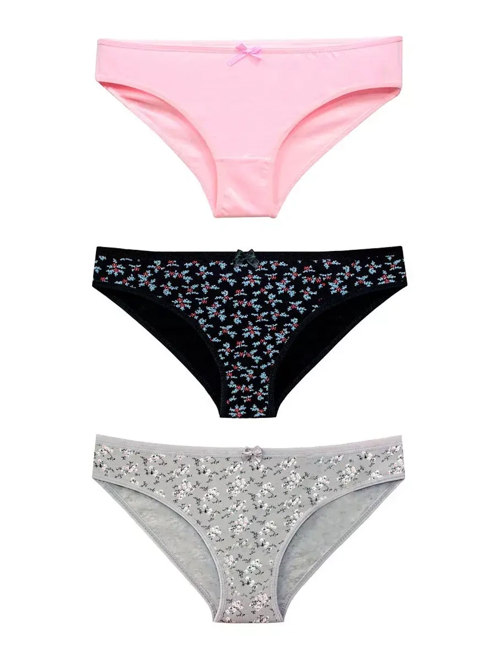 Трусы женские/хлопковые/Набор 3 шт